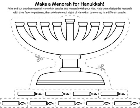 Printable Hanukkah Worksheets
